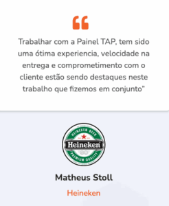 Painel Tap Heineken