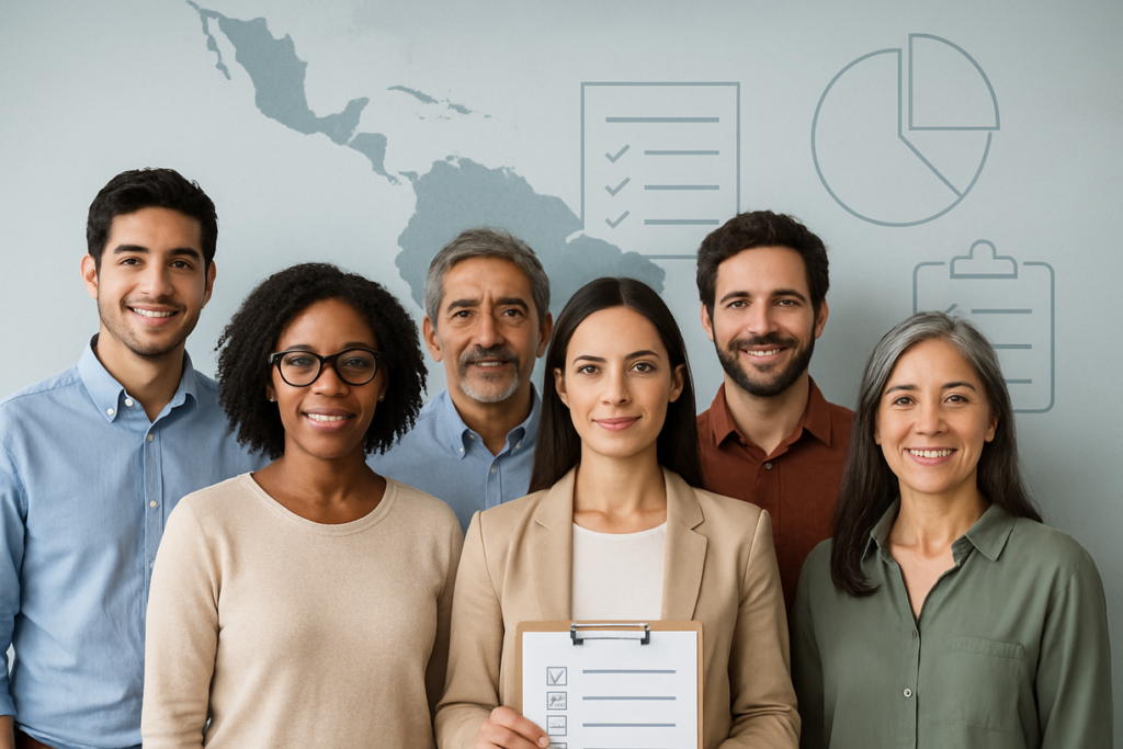 O sucesso de qualquer estudo depende diretamente da qualidade da amostra de respondentes na América Latina.